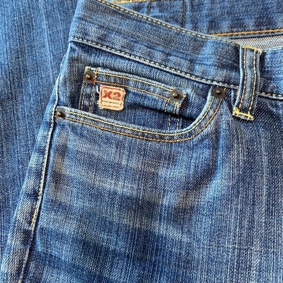 Denim laboratory flare leg Jean - Picture 4 of 10